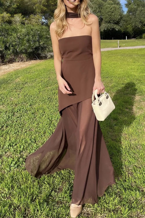 Nonnadress Fashionable one shoulder dress