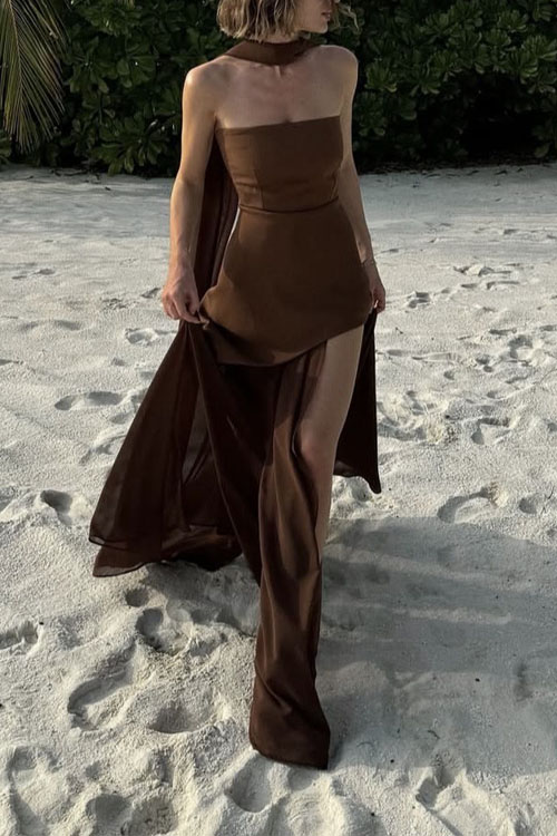 Nonnadress Fashionable one shoulder dress