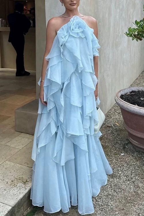 Nonnadress Halter Neck Cake Sling Dress