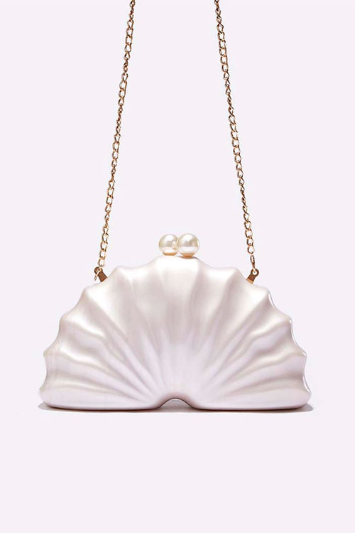 Nonnadress Shell Acrylic Bag Fashion Wedding Dinner Clutch Bag