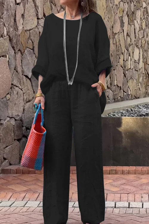 Nonnadress Fashionable Gradient Casual Two-Piece Set