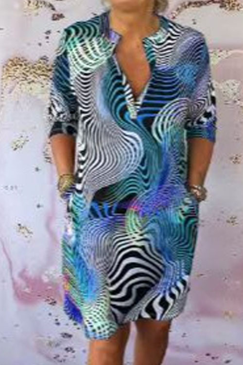 Nonnadress Printed Casual Dress