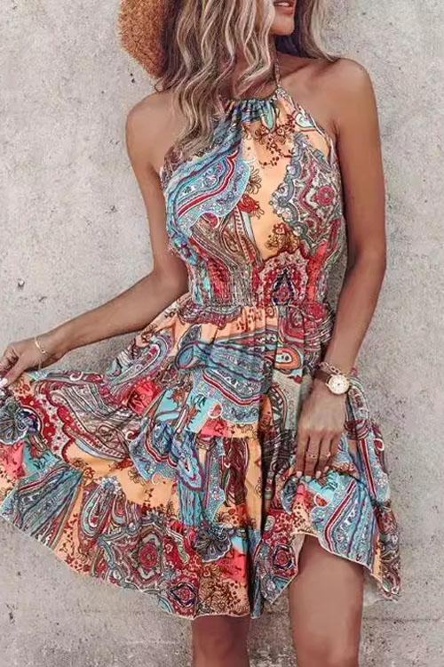 Nonnadress Summer Fashionable Halter Dress