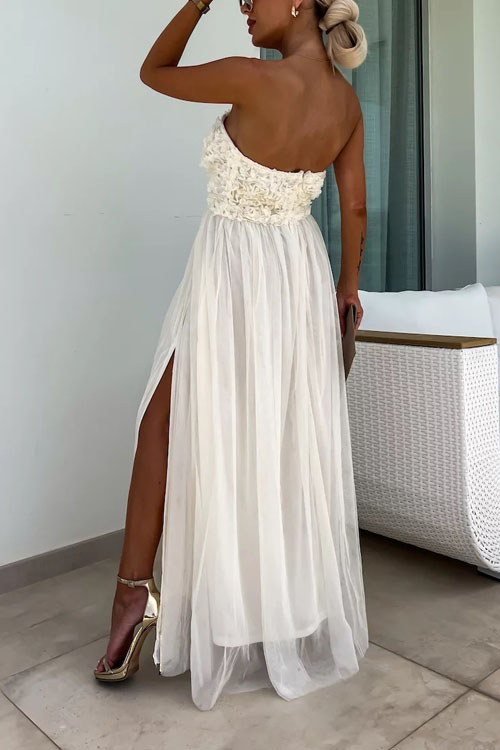 Nonnadress Floral Slit Vacation Party Dress