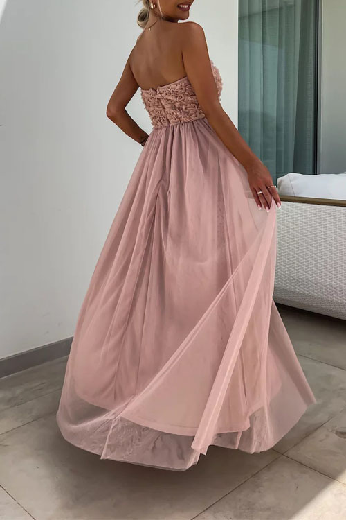 Nonnadress Floral Slit Vacation Party Dress