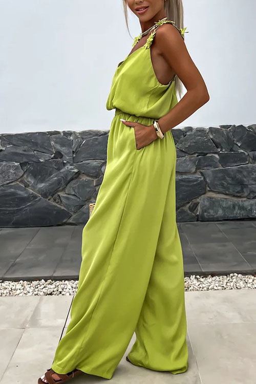 Nonnadress Pocket Casual Loose Jumpsuit