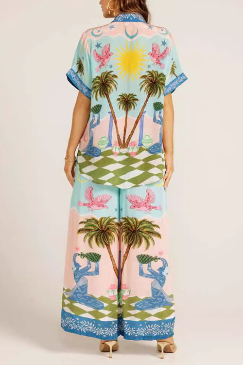 Nonnadress Sunshine Beach Vacation Casual Drawstring Set