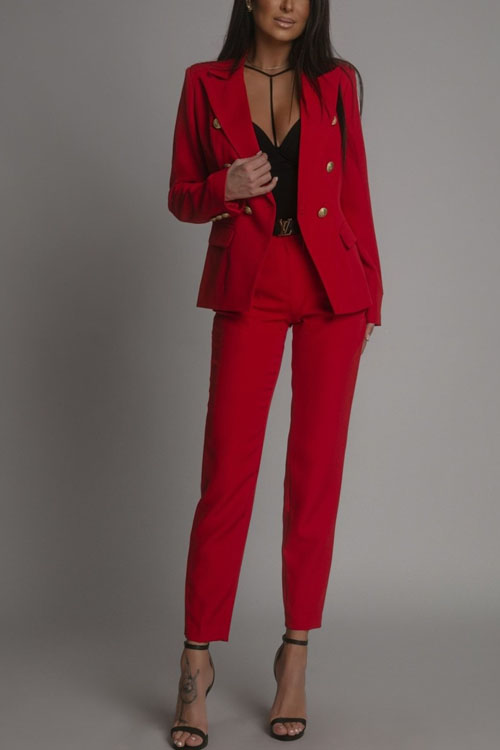 Nonnadress Double-Breasted Blazer Business Suit