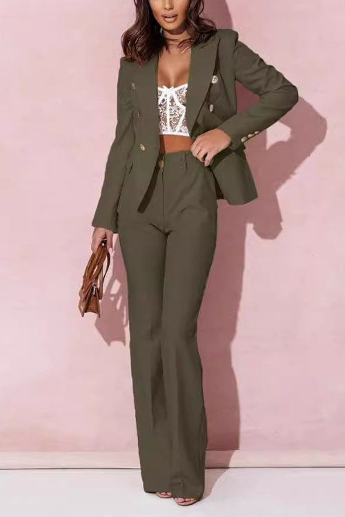 Nonnadress Double-Breasted Blazer Business Suit