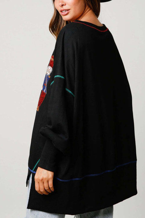 Nonnadress Sweet Sequined Thickened Sweatshirt