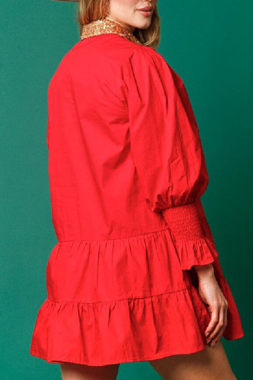 Nonnadress Nutcracker Sequin Dress