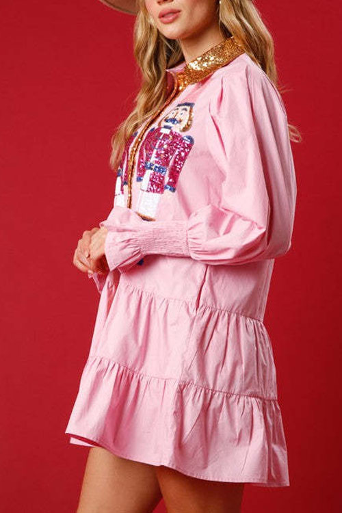 Nonnadress Nutcracker Sequin Dress