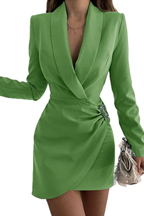 Nonnadress V-Neck Party Office Dress
