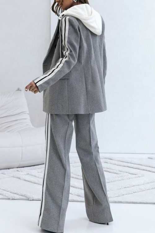 Nonnadress Double-Breasted Pocket Blazer Suit