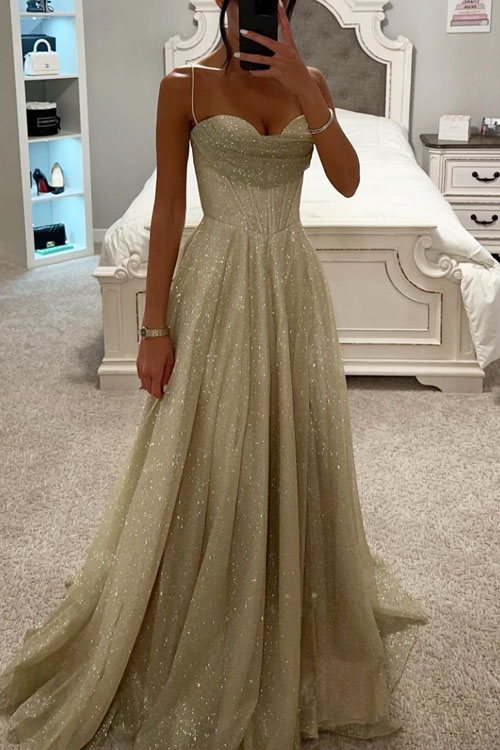 Nonnadress Gold Foil Cami A-Line Dress