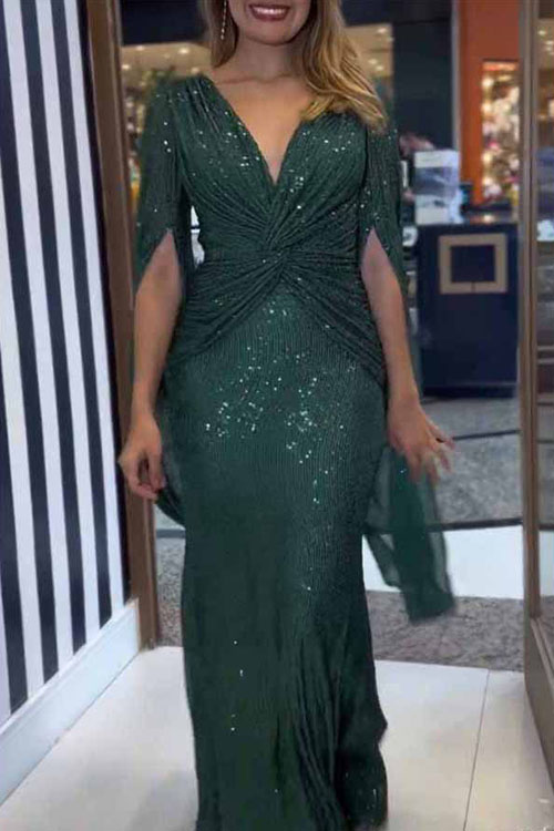 Nonnadress Sequin Casual Loose Party Dress