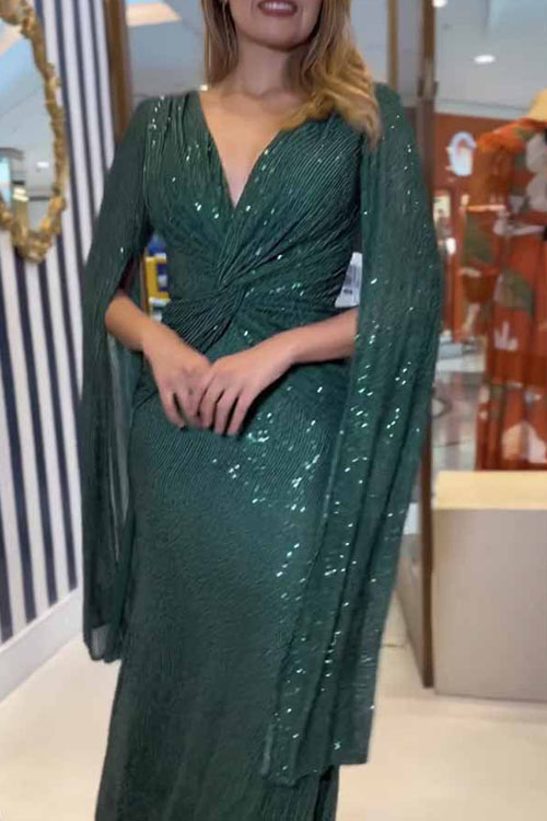 Nonnadress Sequin Casual Loose Party Dress