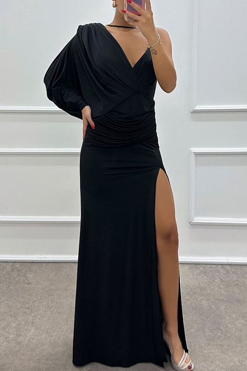 Nonnadress V-Neck Fashion Design Evening Gown Dress