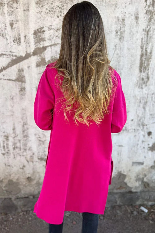 Nonnadress Autumn Winter Solid Color Casual Zip-Up Hooded Jacket