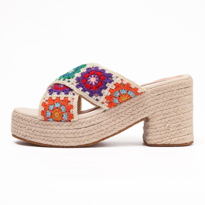 Women's Wedge Heeled Sandals, Comfortable & Lightweight AnkleStrap Platform Heels, Open Toe Non-slip Sandals