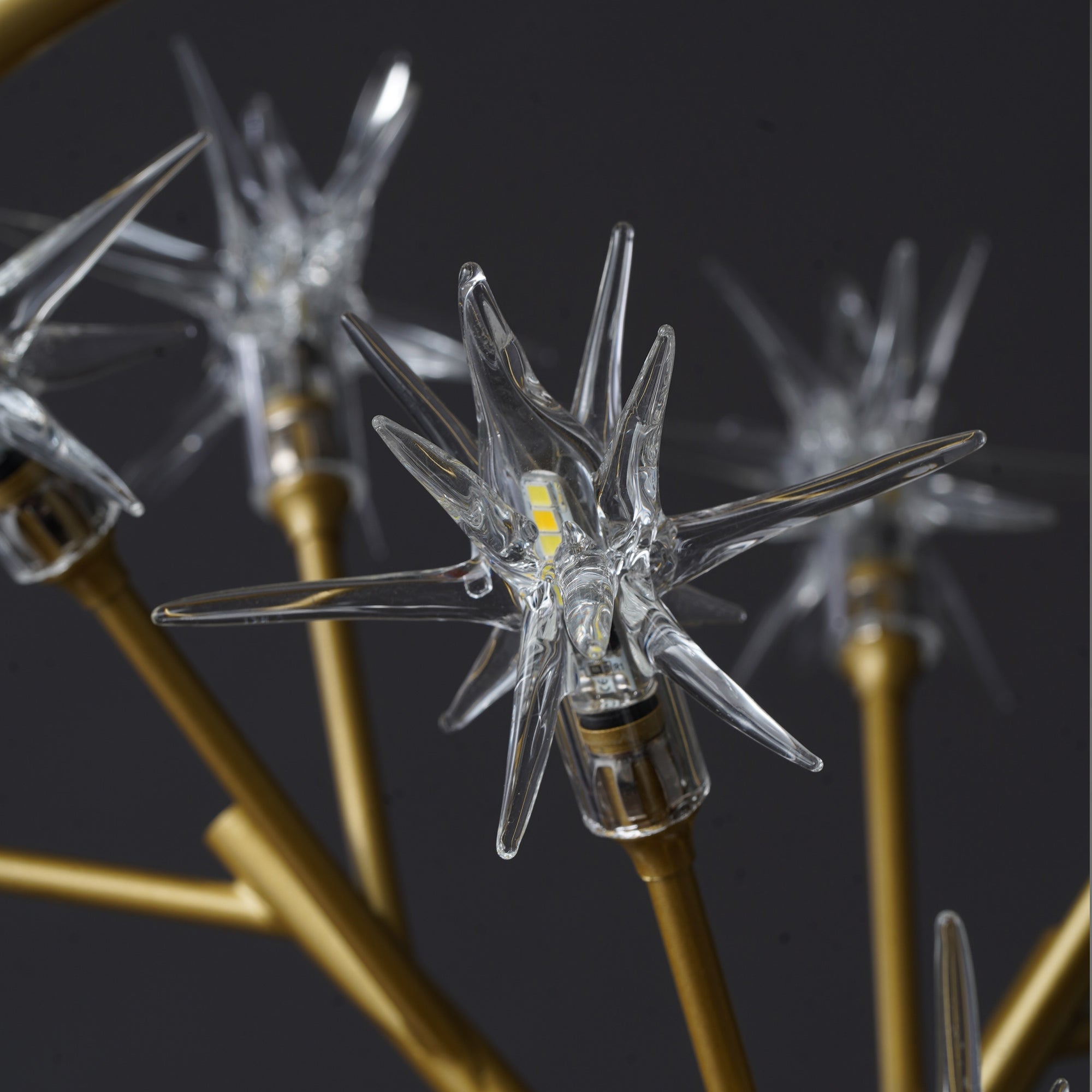 Gold Ring Chandelier