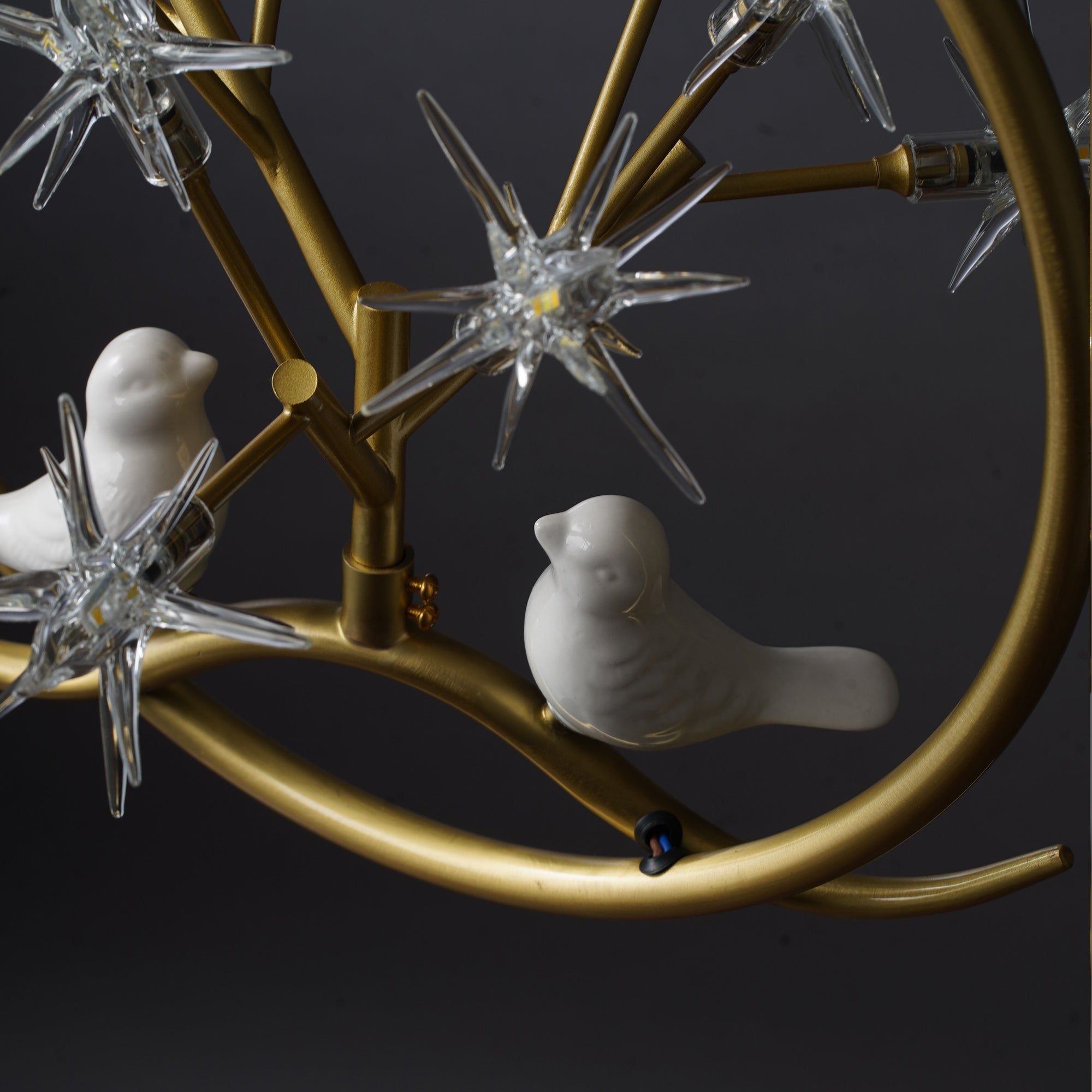 Gold Ring Chandelier