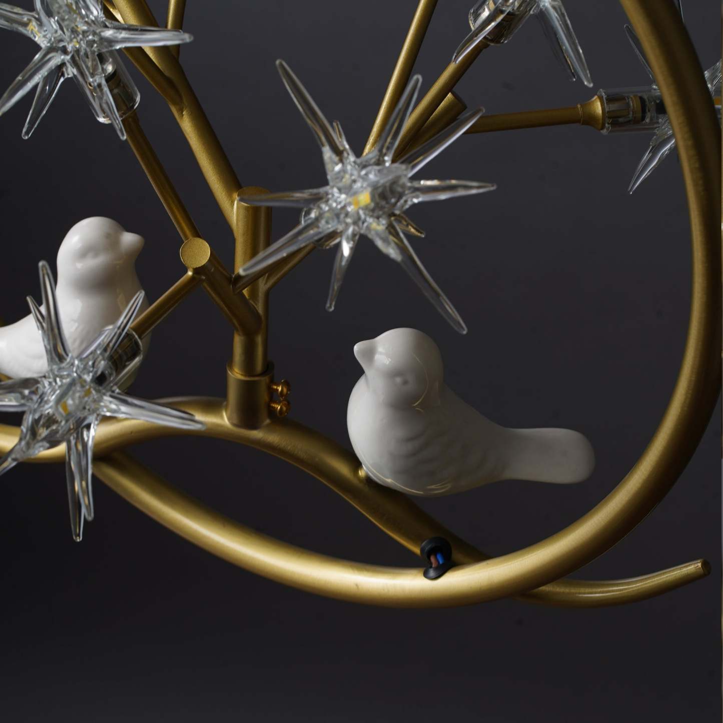 Gold Ring Chandelier