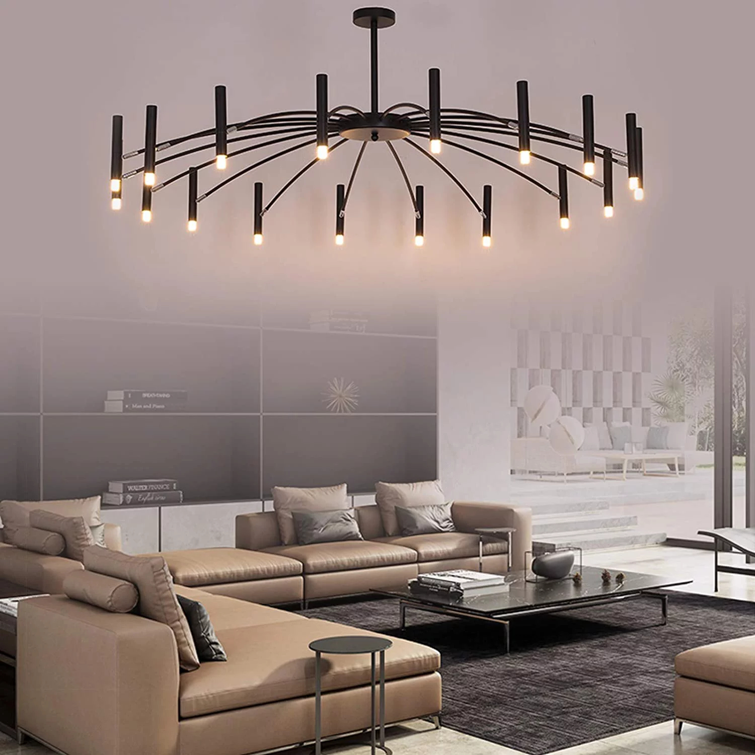Kendall chandelier for Living room