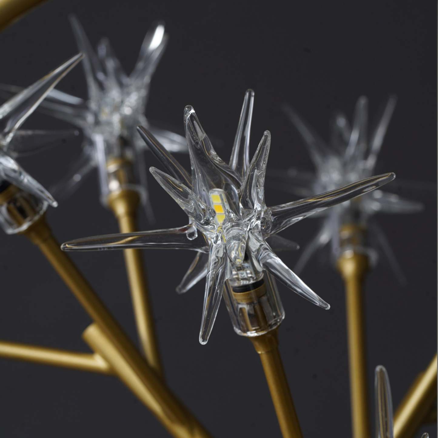 Gold Ring Chandelier