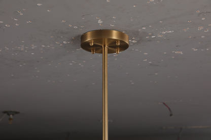 Arcades  Led Round Chandelier For Crystal Cup 36"