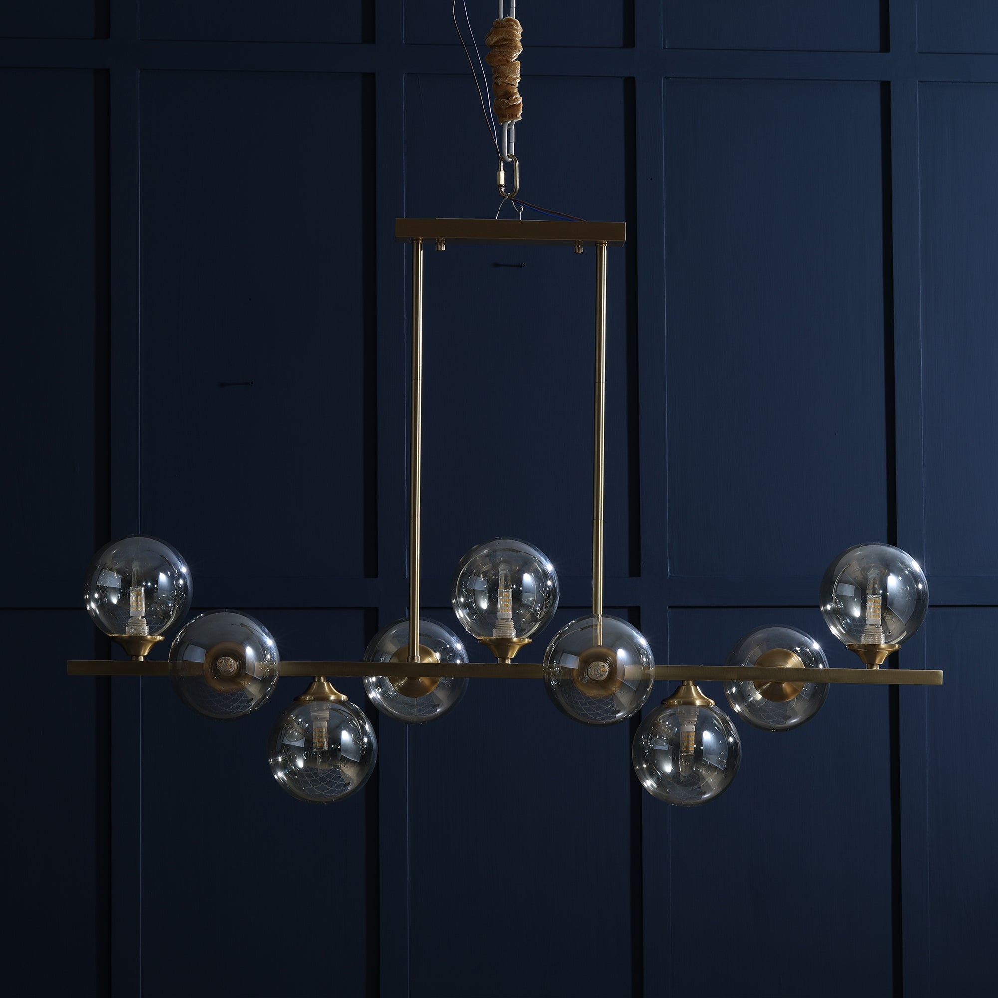 Evale Ball Gold Chandelier