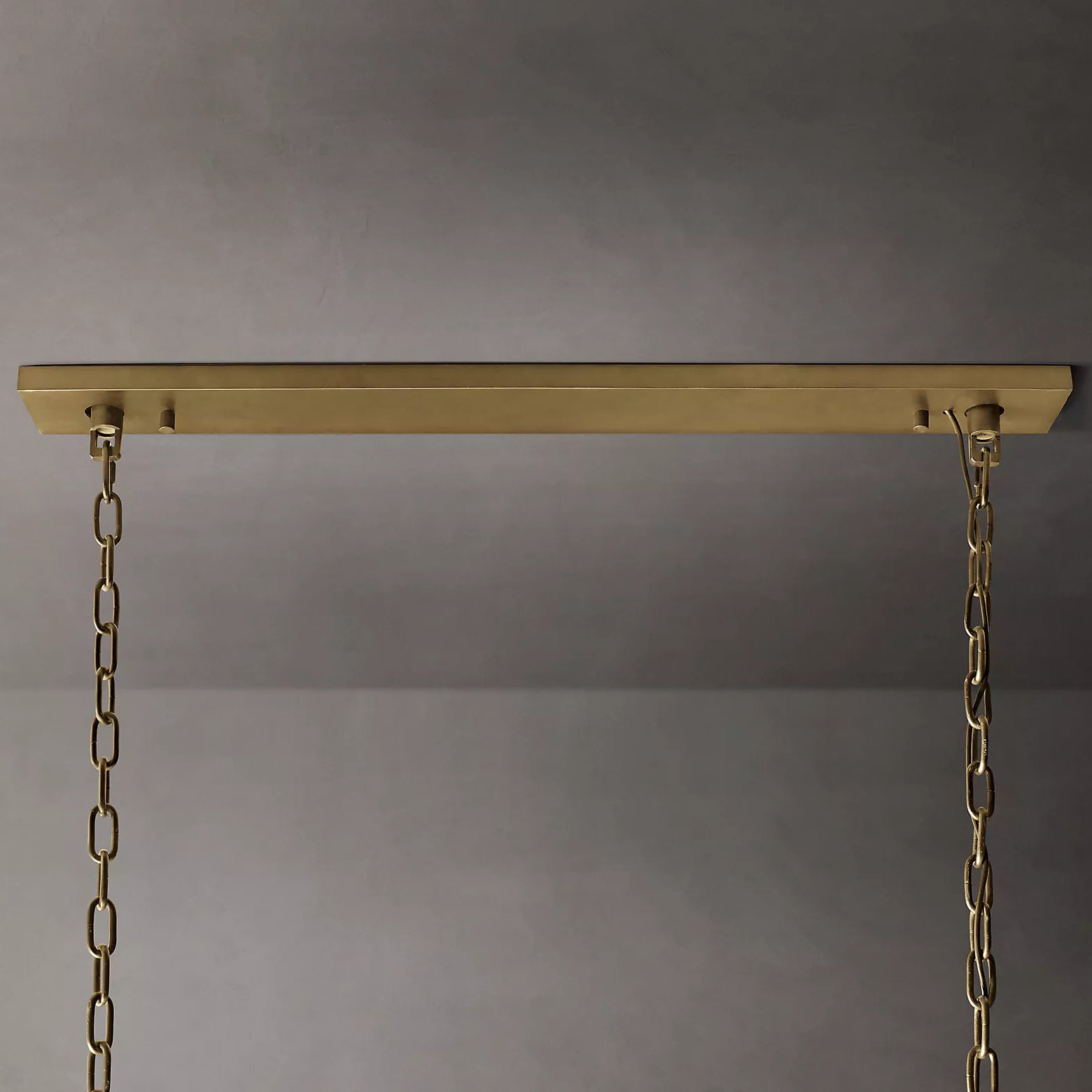 Halow Faceted Crystal Rectangular Chandelier 62"