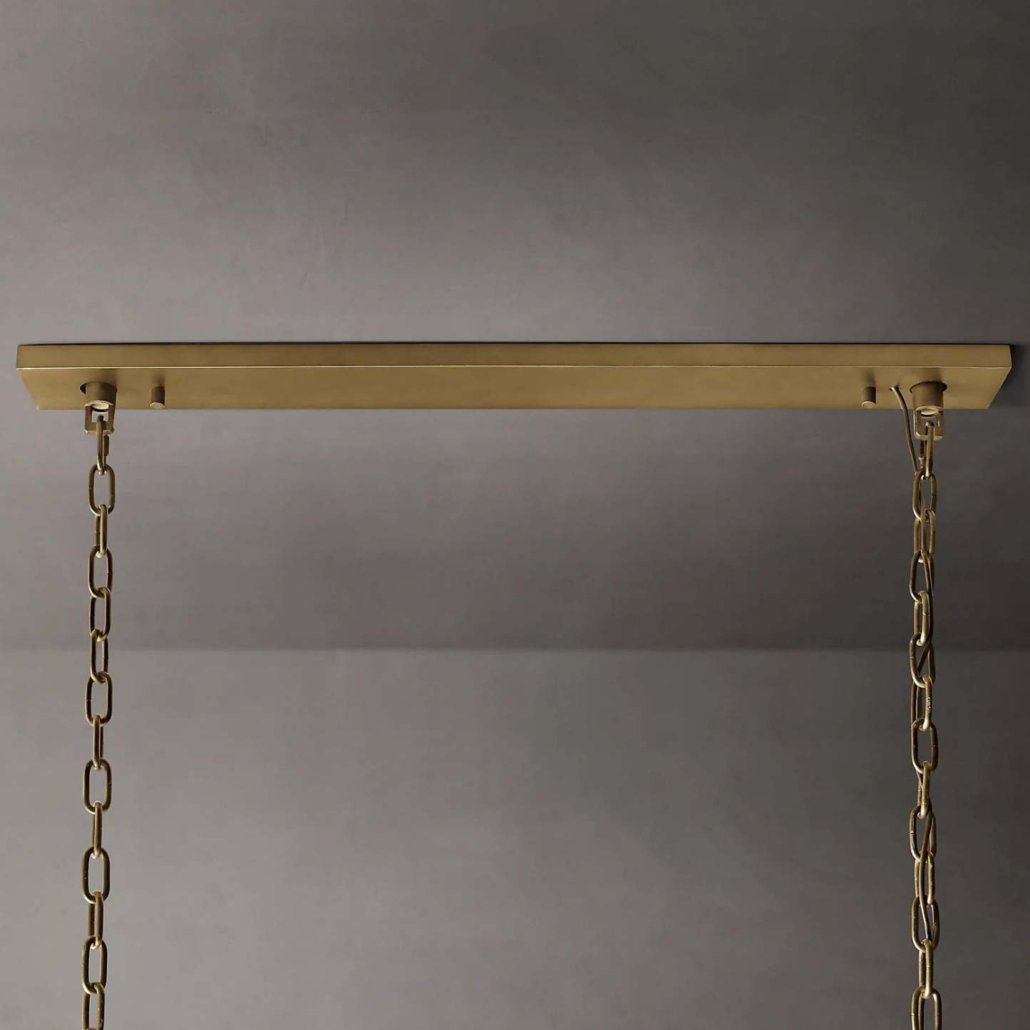 Halow Faceted Crystal Rectangular Chandelier 62"