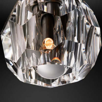 Boule De Crystal Ball Clear Flushmounts