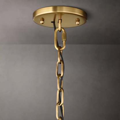 Halow Faceted Crystal Round Chandelier 60"