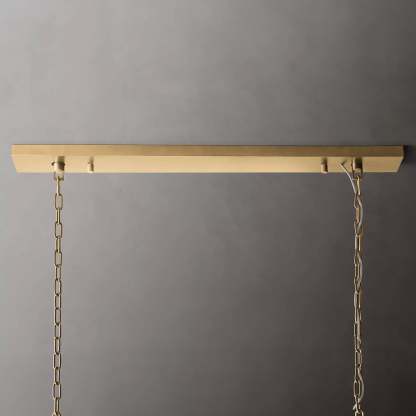 Rihys Crystal Rectangular Chandelier 59"