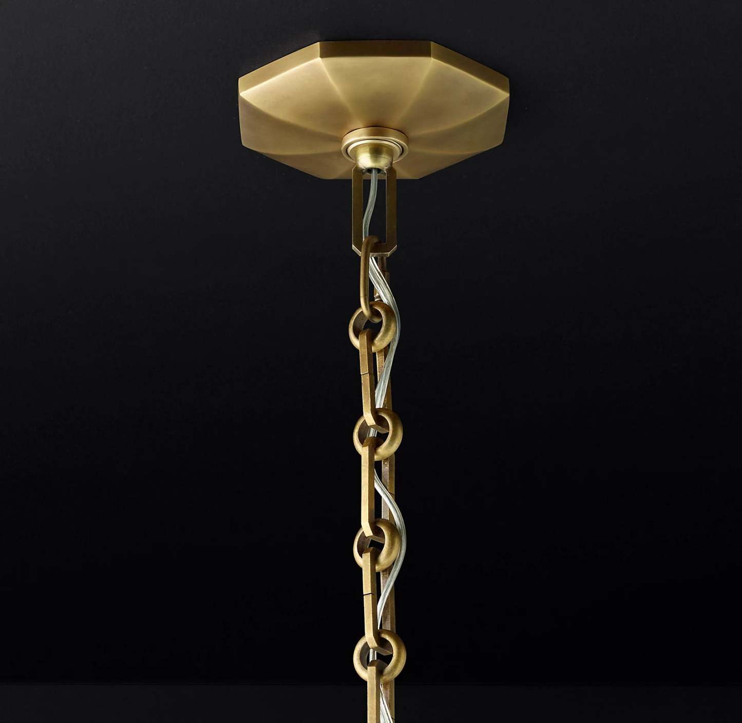 Bonnie Faceted Crystal Round Chandelier 36"