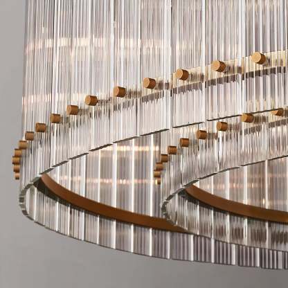 San Marc Handmade Glass Round Chandelier 60" Lamp body