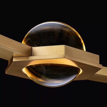 Eclatanti Crystal Ball Round Chandelier 60"