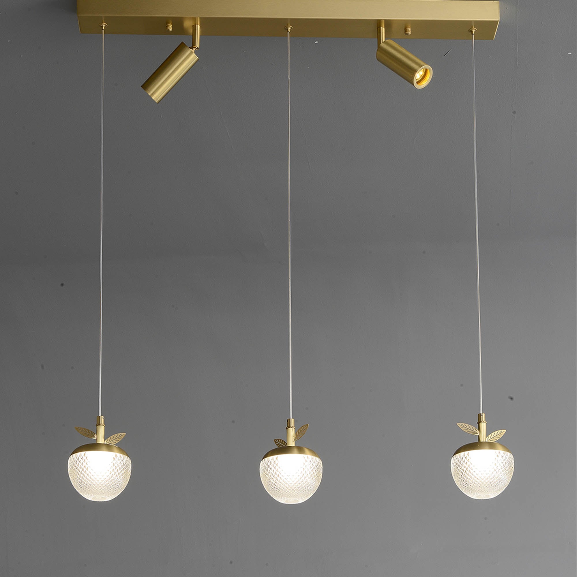 Modern Creative apple rectangle chandelier
