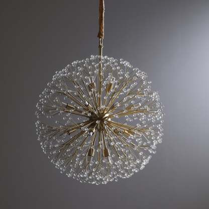Fashion Modern Gypsophila Full Copper Chandelier
