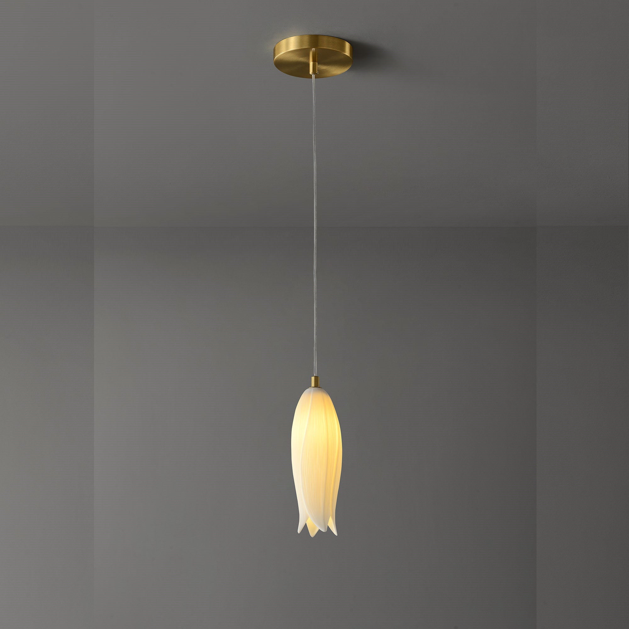 White Bud Modern Chandelier