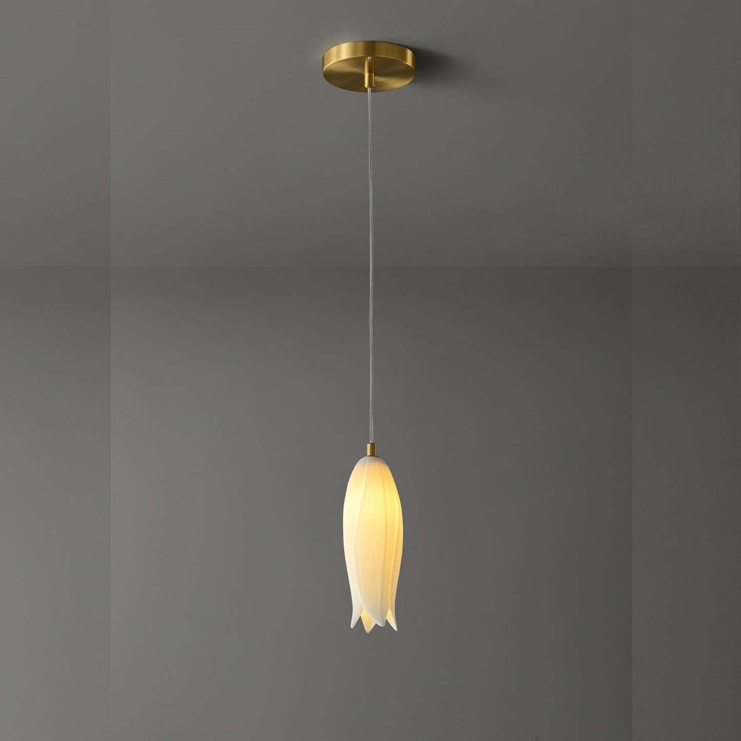 White Bud Modern Chandelier