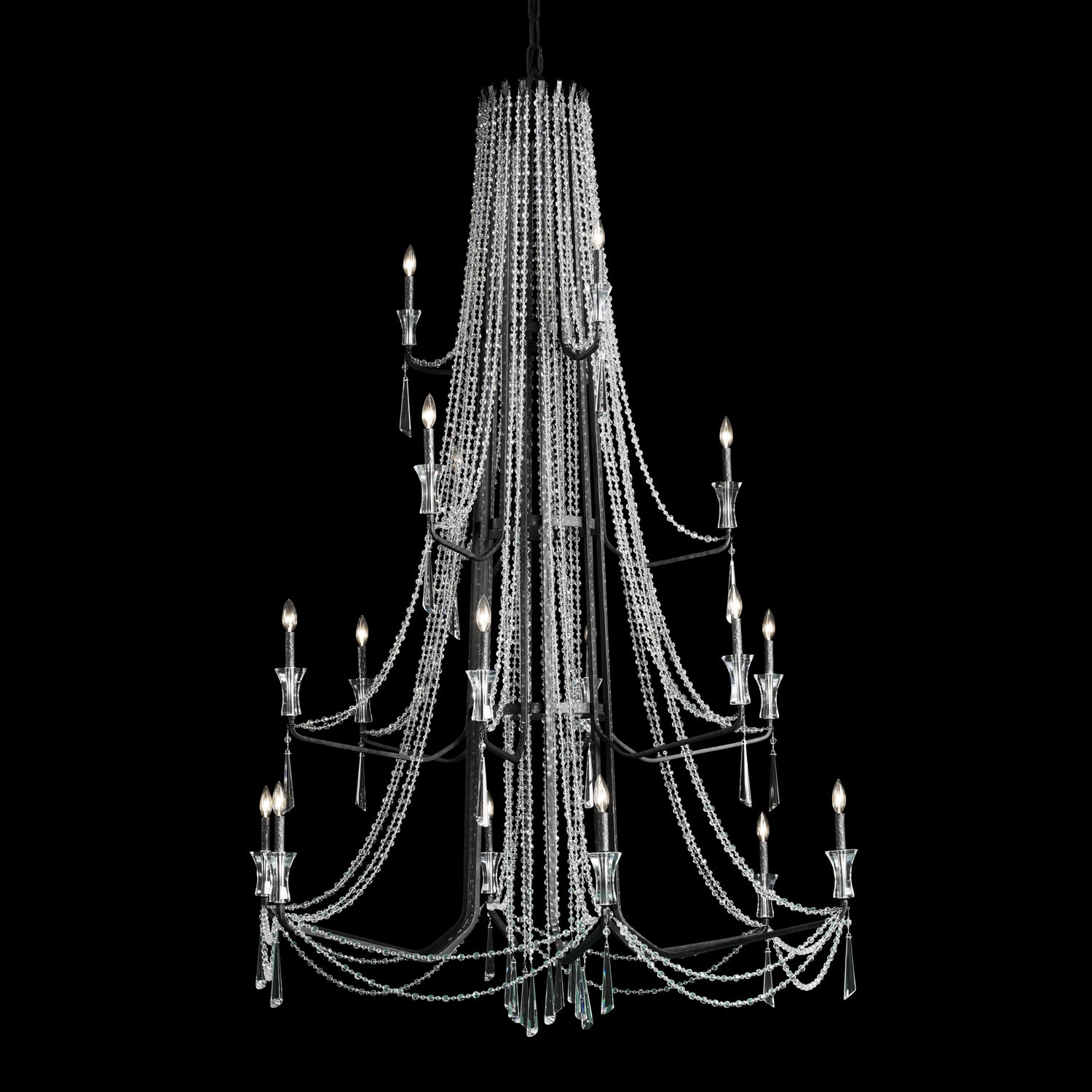 Baylor  18 Light Chandelier In Onyx
