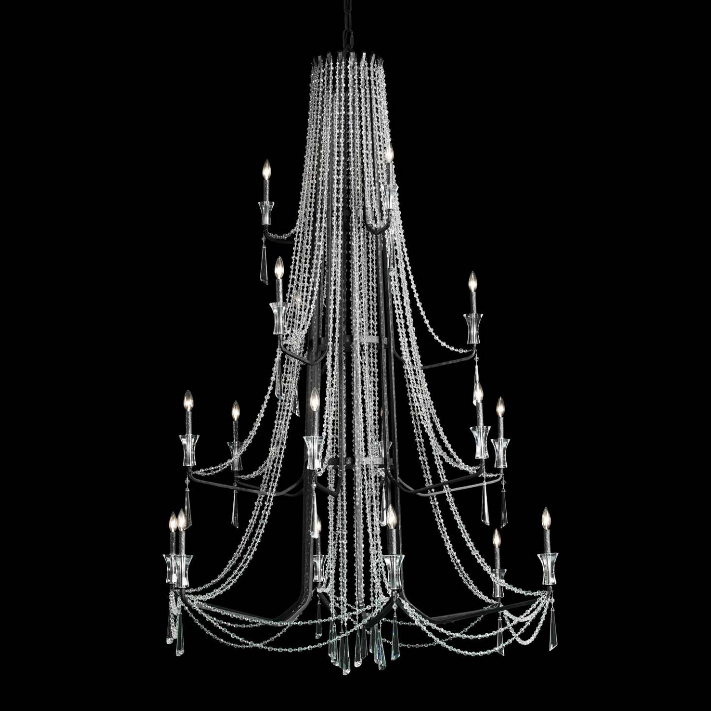 Baylor  18 Light Chandelier In Onyx