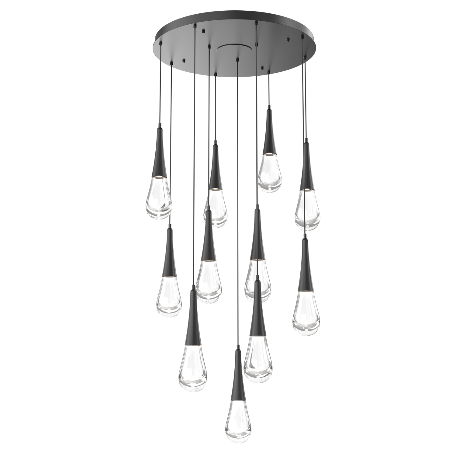 Raindrop Round chandelier 3/5//8/11 lights