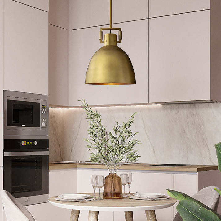 MACHINIST METAL CLOCHE PENDANT Light