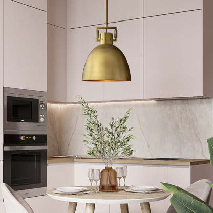 MACHINIST METAL CLOCHE PENDANT Light