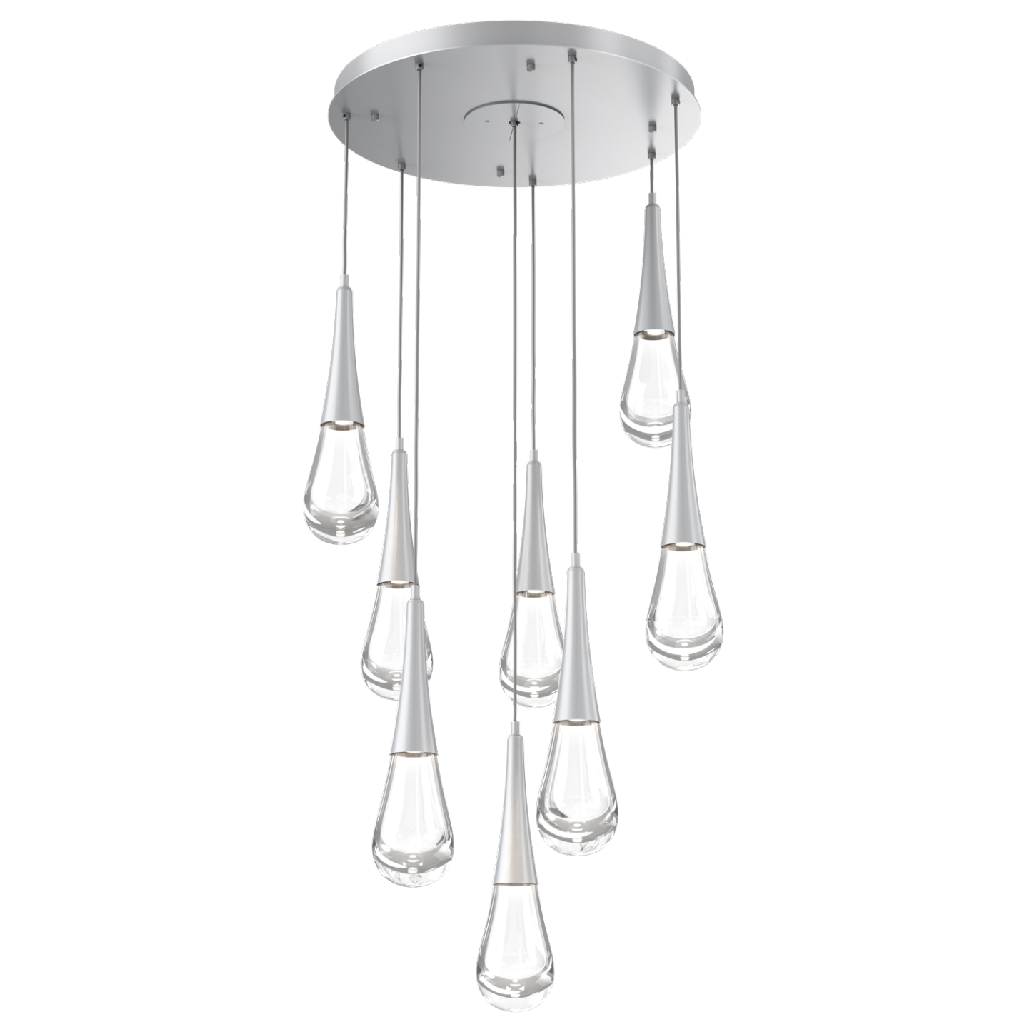 Raindrop Round chandelier 3/5//8/11 lights