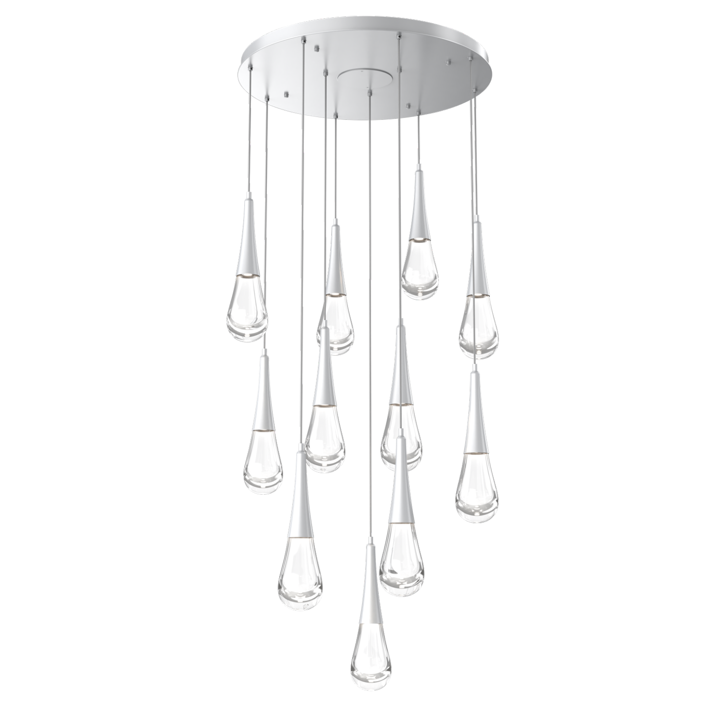 Raindrop Round chandelier 3/5//8/11 lights